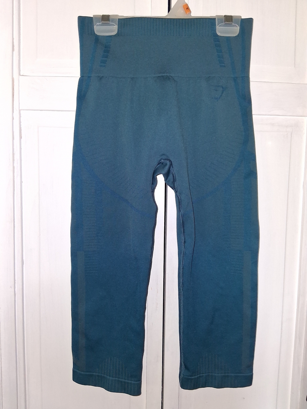 Women's Seamless Stretch Capri Leggings - Teal